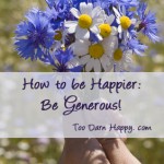 How to be happier: be generous
